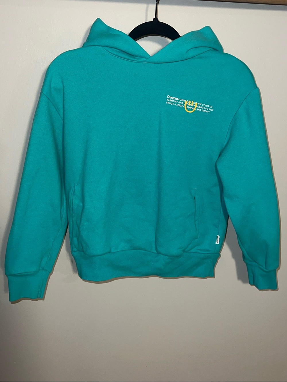 Kids Teal Hooded Sweatshirt - Brand Unknown